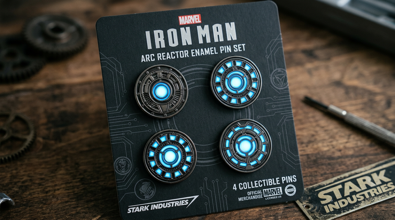 Arc Reactor Enamel Pins